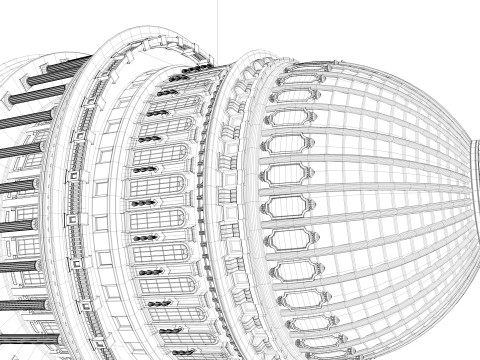 United States Capitol 3D 모델