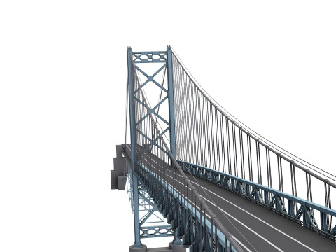 Ambassador Bridge 3D Model