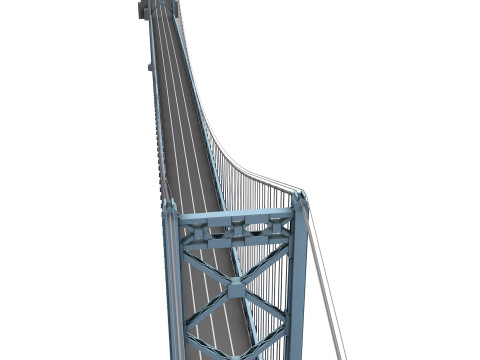 Ambassador Bridge 3D 模型