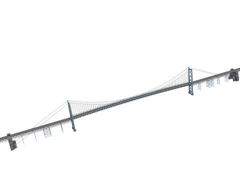 Ambassador Bridge 3D 模型