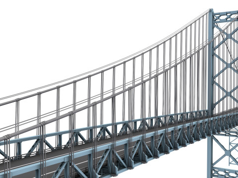 Ambassador Bridge 3D 模型