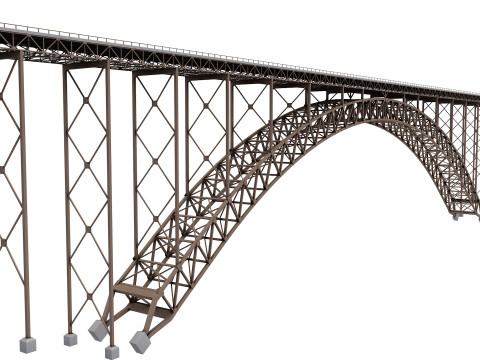 New River Gorge Bridge Modelo 3D