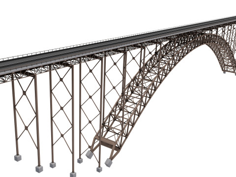 New River Gorge Bridge Model 3D