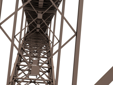 New River Gorge Bridge Model 3D