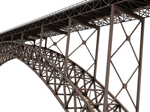 New River Gorge Bridge Model 3D