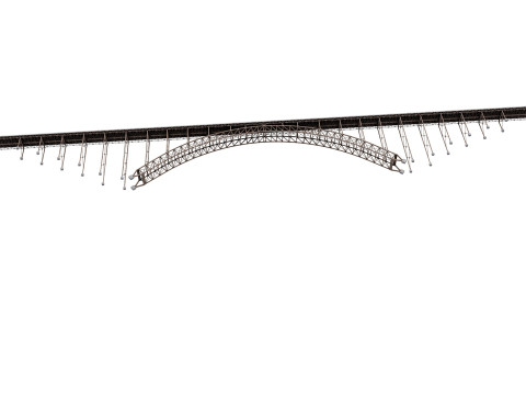 New River Gorge Bridge Model 3D
