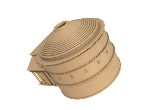Roman Pantheon Building Model 3D