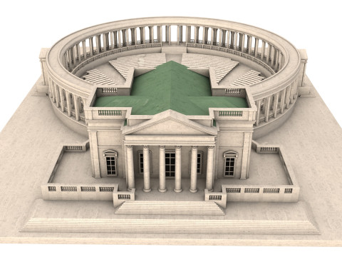 Memorial Amphitheater 3D Модель