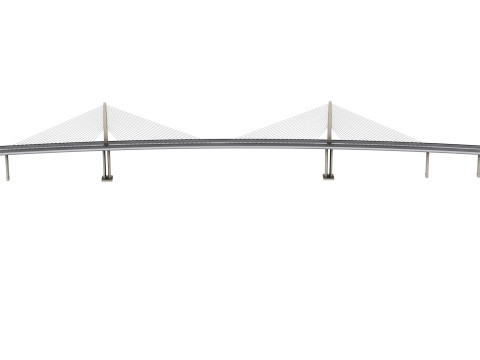 Sunshine Skyway Bridge Modèle 3D