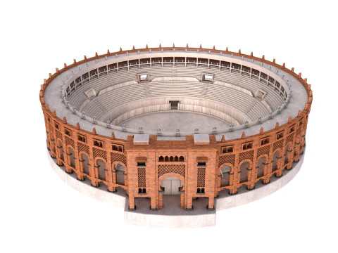 圣马拉文化广场 3D 模型