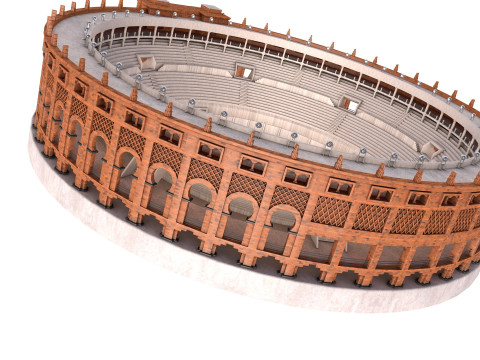 Plaza Cultural de la Santamara Modelo 3D