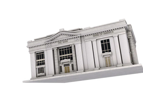 Riggs Bank 3D Model