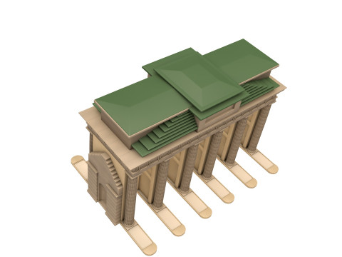 Brandenburg Gate Modèle 3D