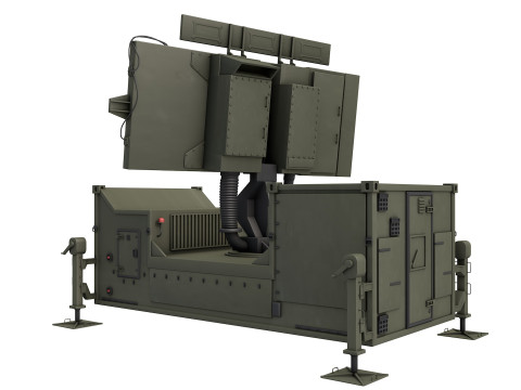 Thales Ground Master 400 Radar Model 3D