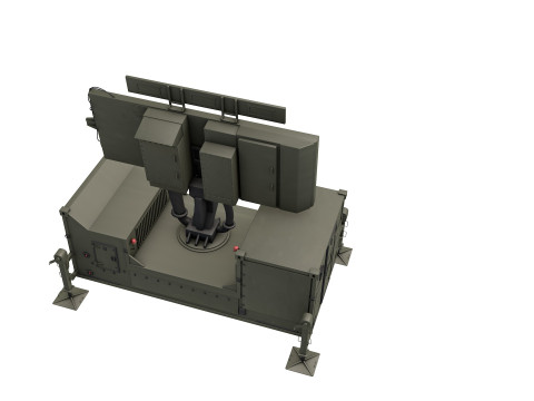 Thales Ground Master 400 Radar 3D 模型