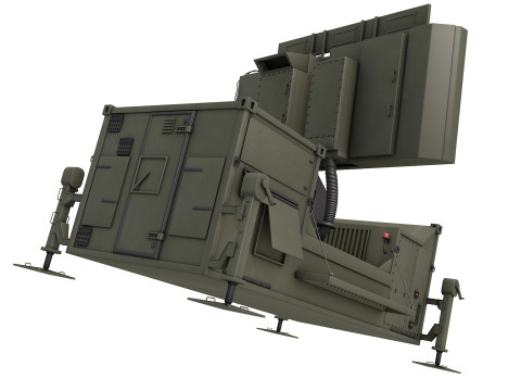 Thales Ground Master 400 Radar 3D 模型