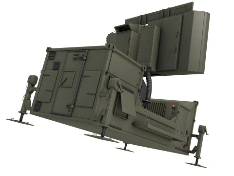 Thales Ground Master 400 Radar 3D Model