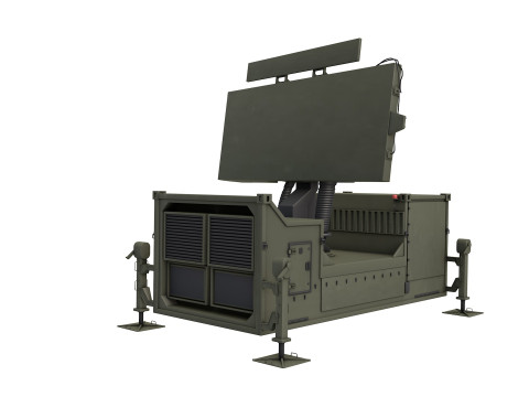 Thales Ground Master 400 Radar 3D 模型