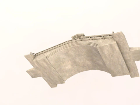 Rialto Bridge 3D Model