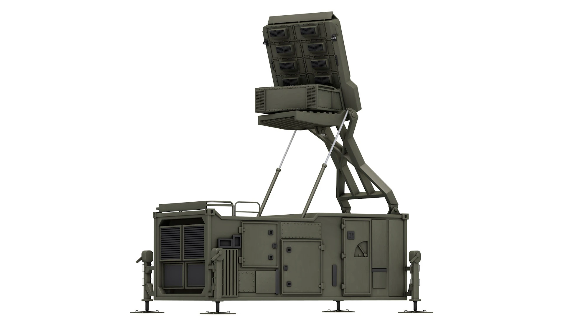 Ground Master 200 Multi Mission 3D Model .c4d .max .obj .3ds .fbx .stl .blend 