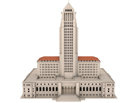 Los Angeles City Hall 3D Model