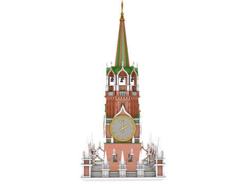 Kremlin Clock 3D Model