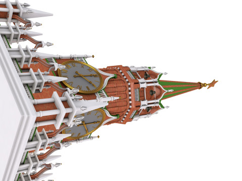 Kremlin Clock Modello 3D