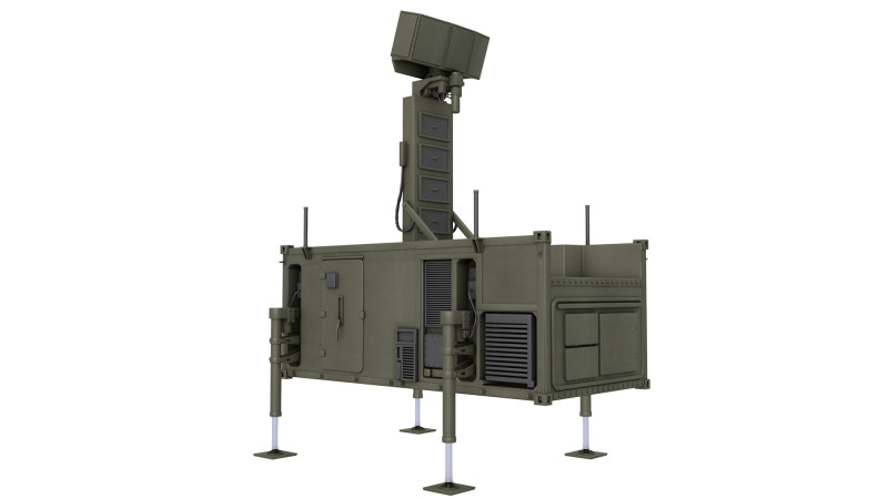 Leonardo Kronos Land Radar 3D Model .c4d .max .obj .3ds .fbx .stl .blend 