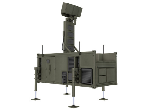 Leonardo Kronos Land Radar 3D Model
