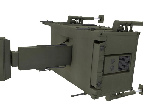 Leonardo Kronos Land Radar 3D Model