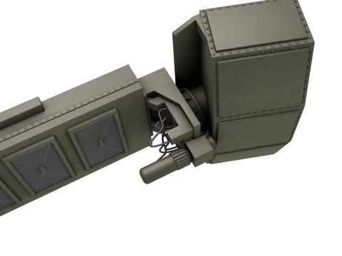Leonardo Kronos Land Radar 3D Model