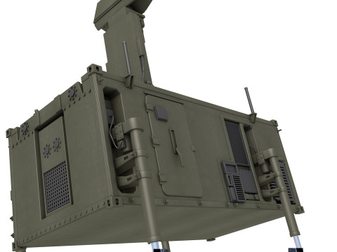 Leonardo Kronos Land Radar 3D Model