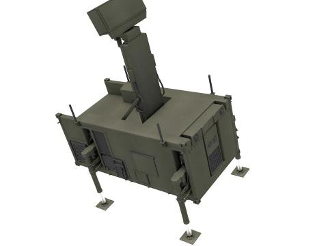 Leonardo Kronos Land Radar 3D Model