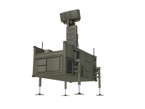 Leonardo Kronos Land Radar 3D Model