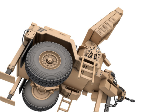Kalkan Radar 3D Model