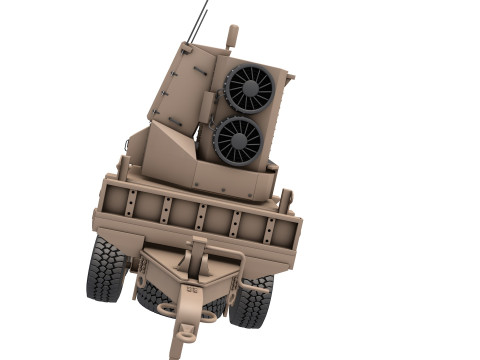 Sentinel A4 Air Defense Radar Modello 3D