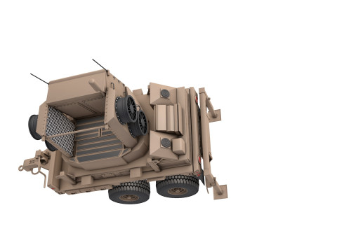 Sentinel A4 Air Defense Radar Modello 3D