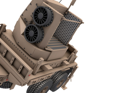 Sentinel A4 Air Defense Radar Modello 3D