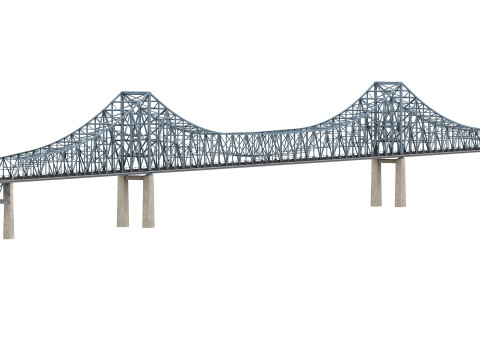 Commodore Barry Bridge 3D 模型