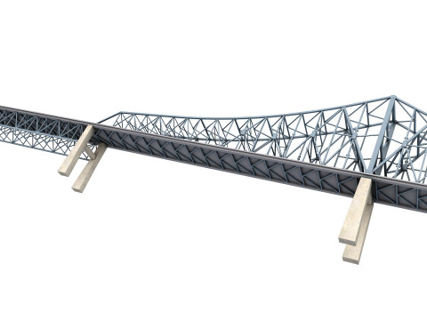 Commodore Barry Bridge 3Dモデル