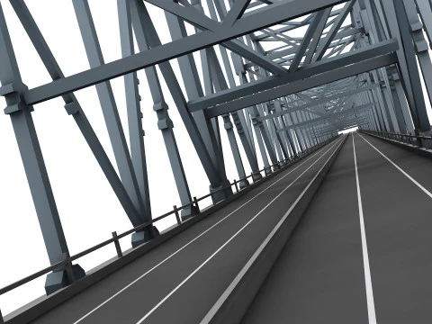 Commodore Barry Bridge 3D Model