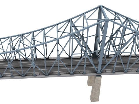 Commodore Barry Bridge 3Dモデル