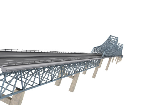 Commodore Barry Bridge 3Dモデル