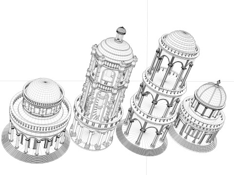 Rotunda Modelo 3D