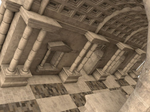 Ancient Greek Interior 3D 모델