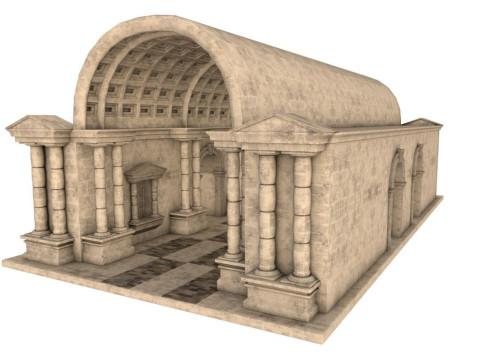 Ancient Greek Interior 3D 모델