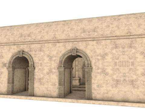 Ancient Greek Interior 3D 모델