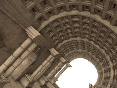 Ancient Greek Interior 3D Model