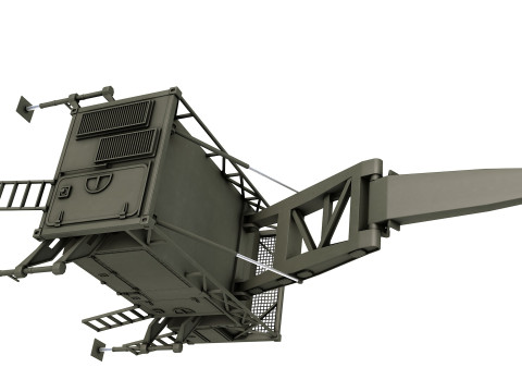 Giraffe AMB Radar 3D 모델