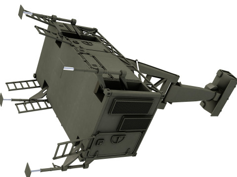 Giraffe AMB Radar 3D 모델